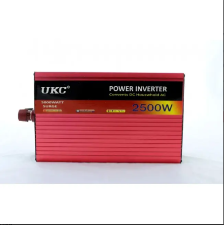 Інвертор UKC AR-2500W 12V–220V із плавним пуском і зарядкою АКБ 10A, перетворювач напруги Одеса