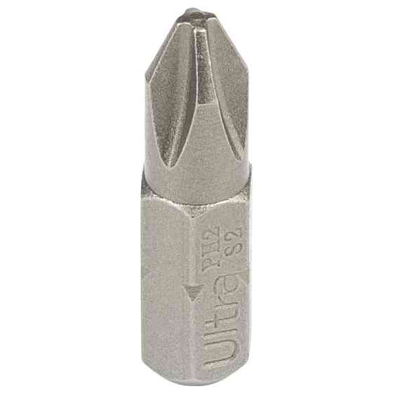 Біти PH2×25мм 1⁄4" 10 шт S2 (блістер) ULTRA (4014652) Київ