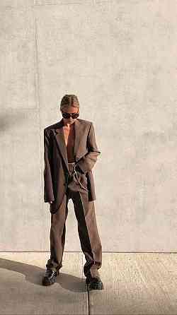 Женский классический повседневный костюм Костюмка люкс Мокко, 44/46 Одесса