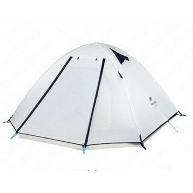 Намет тримісний Naturehike P-Series NH18Z033-P, 210T/65D, білий Київ - фото 1