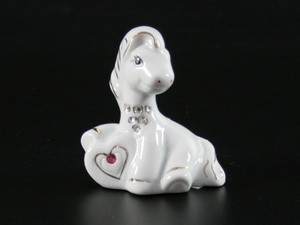 Статуэтка фарфор Лошадка с сердцем Киев - изображение 1