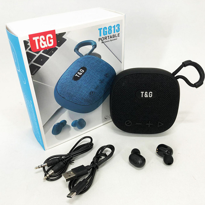Колонка-Bluetooth с наушниками TG813. YE-870 Цвет: черный Киев - изображение 2