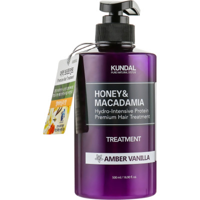 Кондиціонер для волосся Kundal Honey & Macadamia Amber Vanilla Treatment 500 мл (8809568742054) Вінниця - фото 1