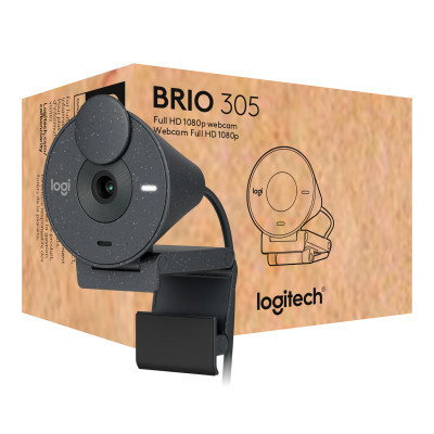 Веб-камера Logitech Brio 305 FHD for Business Graphite (960-001469) Винница - изображение 7