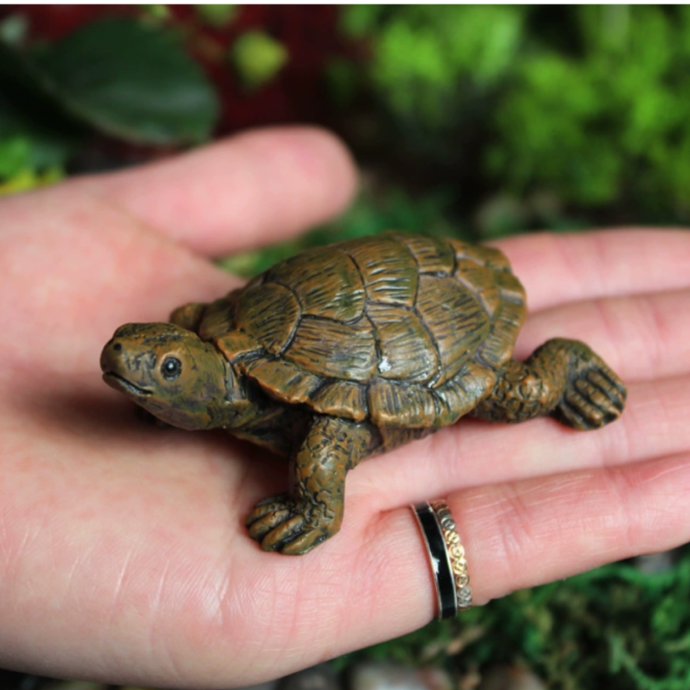 Фигурка Черепаха 7 х 5.6 см для вазона, мини-сада, балкона, флрариума Одесса - изображение 2