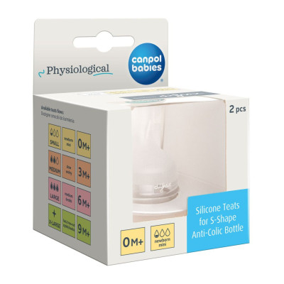 Соска Canpol babies силиконовая к бутылке S-Shape S (мини) 2 шт (59/891) Винница - изображение 8