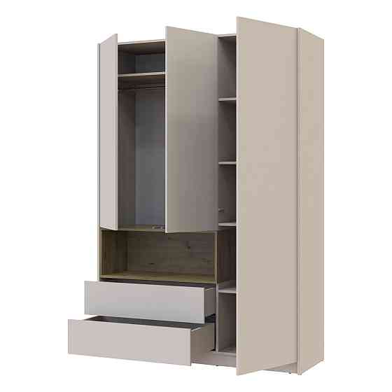 Шкаф для одежды с нишей Doros Дэйл 150х52х220 см Кашемир/Дуб артизан (DRS-011285) Днепр