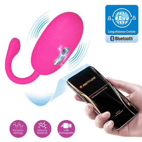 Віброяйце - Pretty Love Doreen Electric Shock Egg Pink (App) Sex Aura Київ