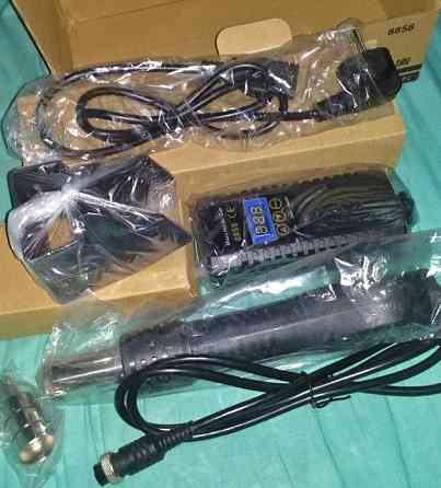 Портативная профессиональная паяльная станция 8858, фен, термофен. Харьков