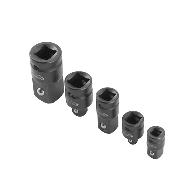 Набір перехідників, 5 од. (1/4"F×3/8"M, 3/8"F×1/4"M, 3/8"F×1/2"M, 1/2"F×3/8"M, 1/2"F×3/4"M), Cr-Mo,  Львів - фото 4