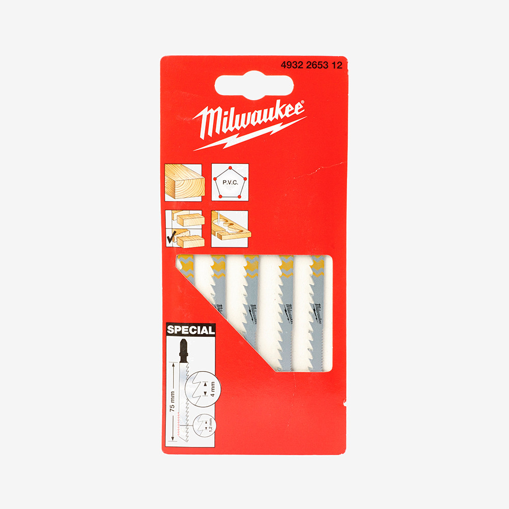 Полотна для лобзика SPECIAL MILWAUKEE, 75мм, (5шт) Одеса - фото 2