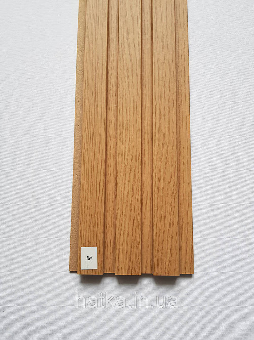 Стеновая реечная панель МДФ 117х12х2800 мм Дуб  СП12117-8 Киев - изображение 1