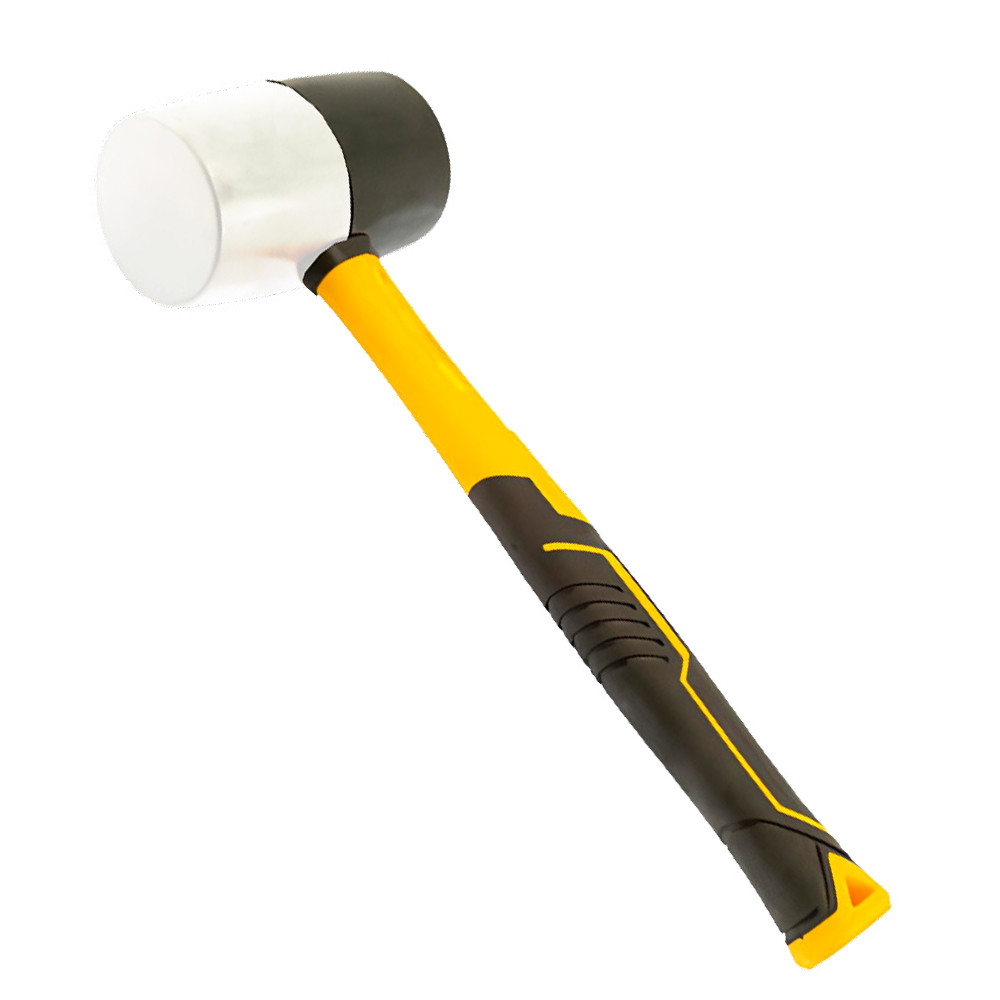 Sigma Киянка резиновая чёрно-белая 450г фиберглассовая рукоятка SIGMA (4317241) Коломыя - изображение 1