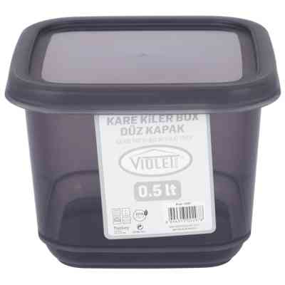 Ємність для сипучих продуктів Violet House Transparent Black 0.5 л (0297 Transparent Black) Вінниця