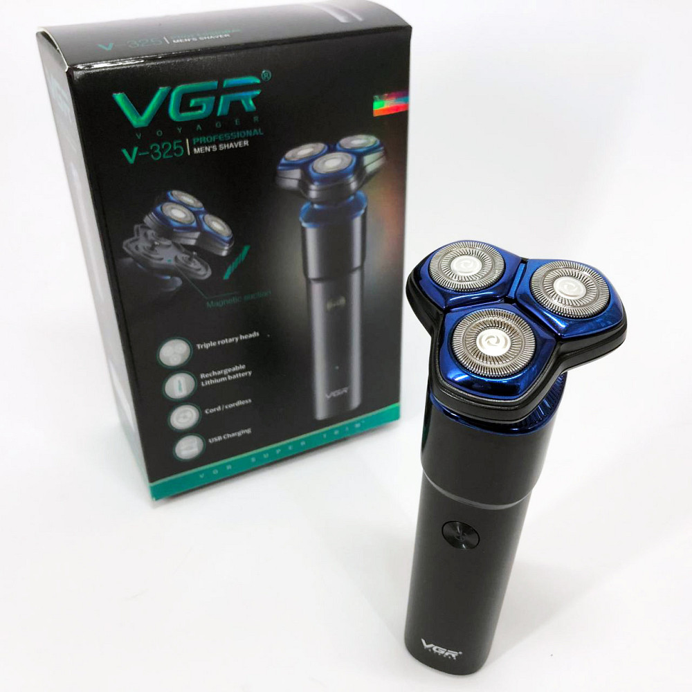 Електричне бездротове гоління VGR, Електрична бритва з вбудованим акумулятором, Бритви електричні GT-96 Львів - фото 4