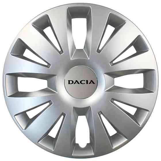 Автомобильные модельные колпаки R15 Dacia 324 4шт, SJS, серебряные Киев