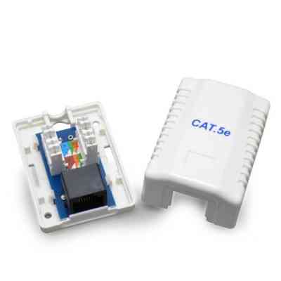 Компьютерная розетка Cablexpert RJ45x1 UTP, cat.5e (NCAC-1U5E-01) Винница