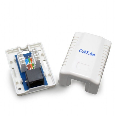 Компьютерная розетка Cablexpert RJ45x1 UTP, cat.5e (NCAC-1U5E-01) Винница - изображение 2