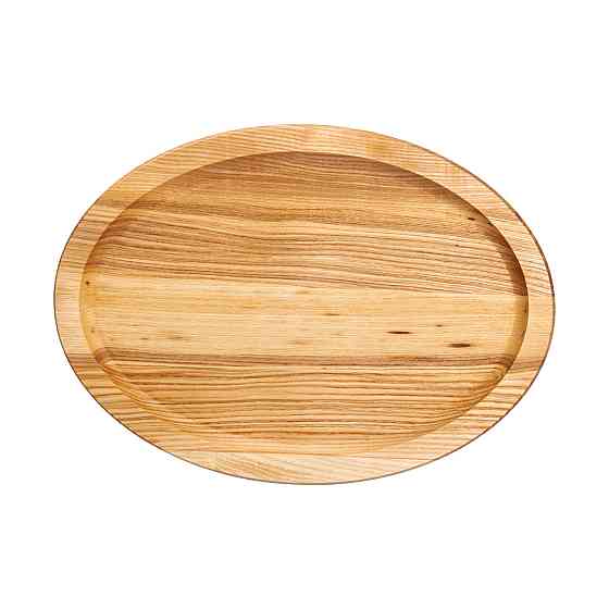 Овальная доска для подачи закусок из ясеня 35×25 см Киев