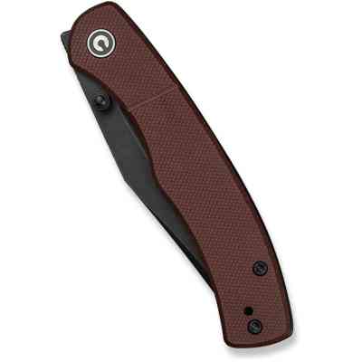 Нож Civivi Clingman, Burgundy G10, Darkwash (C23065-2) Винница