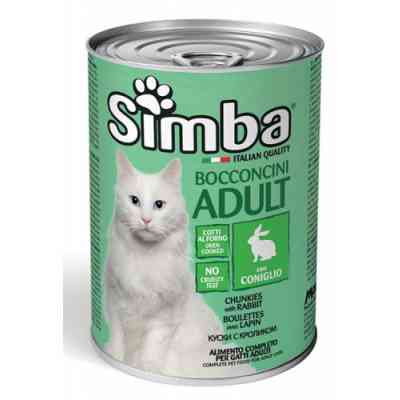 Консервы для кошек Simba Cat Wet кролик 415 г (8009470009089) Винница