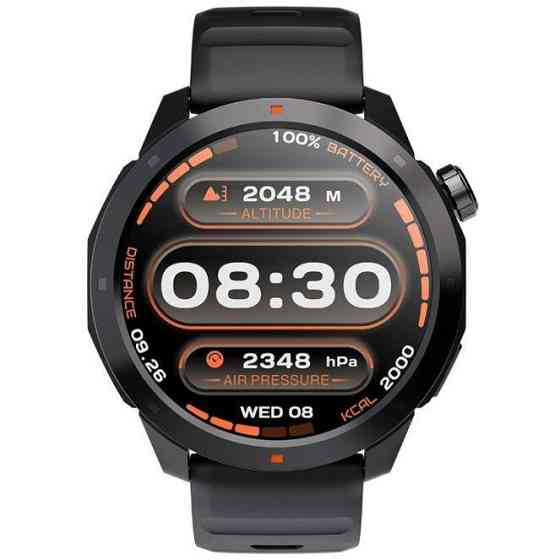 Годинник розумний наручний North Edge XTrek Pro 5Bar з компасом Чорний Вінниця