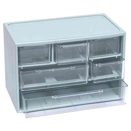 Органайзер настольный WXS-4 на 6 отделений Grey Винница