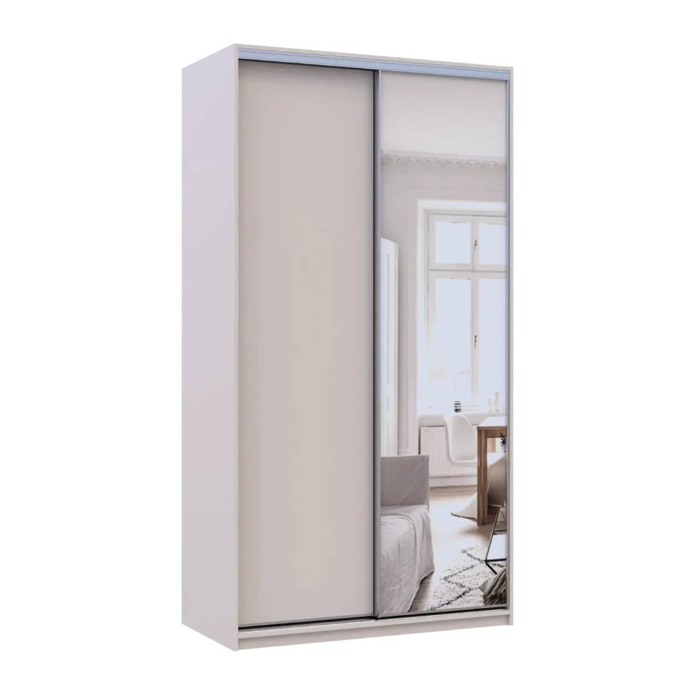Шкаф-купе Doros Сити Лайт Кашемир 1 ДСП/1 зеркало 120х60х225 (80736335) Днепр - изображение 2