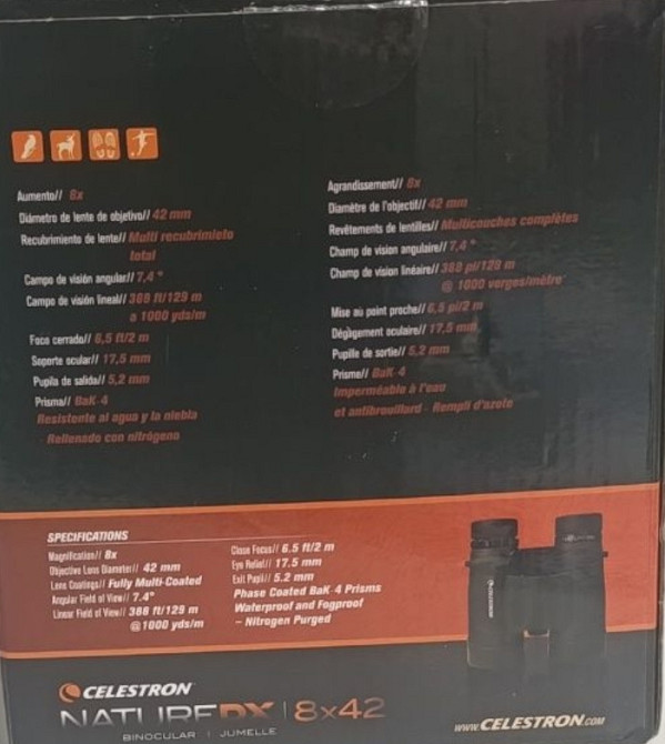 Бинокль Celestron NATURE DX 8x42. Киев - изображение 6