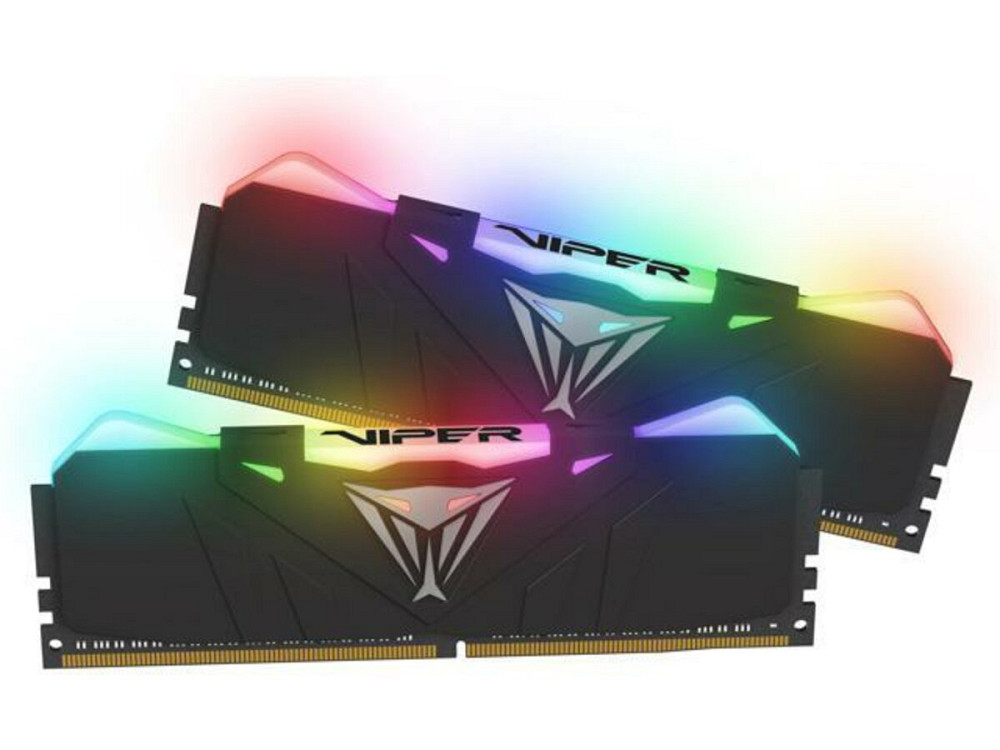 DDR4 Patriot Viper V4 RGB 16GB (Kit of 2x8192) 3000MHz CL15 DIMM Black Киев - изображение 1