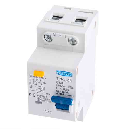 Автомат диференціальний 63А 30мА, дифавтомат АС, TOMZN TPNL-63-C63 Вінниця