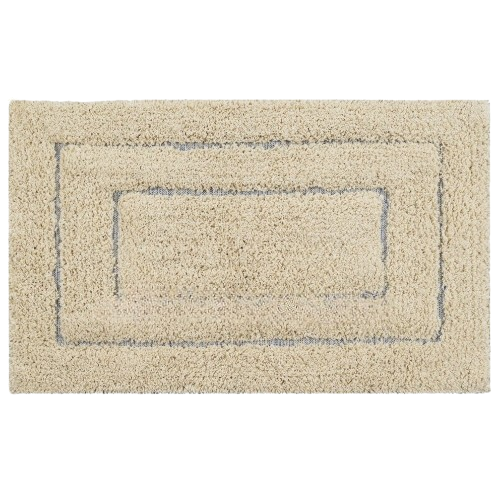 Килимок для підлоги туалетних та ванних кімнат СОФТА 45x75 TM Dariana бежевий з рамкою Житомир - фото 2