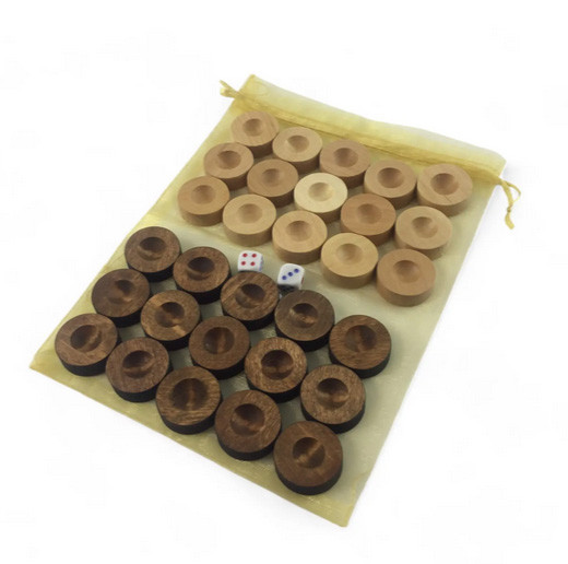 Фішки для нард дерев'яні Київ - фото 1