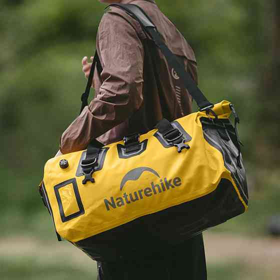 Водонепроникна дорожня сумка Naturehike CNK2450XB015, 60 л, жовта Київ