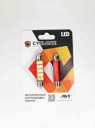 Лампочка софітна 8LED Т11-033 CAN 12-24V 42мм Cyclone (210 lumen) Винница