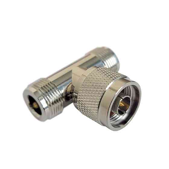 Разветвитель сигнала на две антенны N type (male) на 2 N type (female) / Сплиттер тройник для антенны Киев