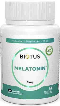 Мелатонін для сну Biotus Melatonin 3 мг 60 капс Київ