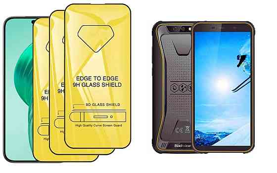 Захисне скло DefenzoGlass для Blackview BV5500, BV5500 Plus, BV5500 Pro – подвійна міцність Київ