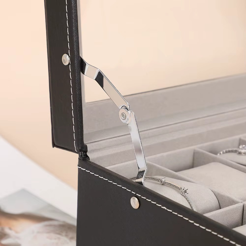 Шкатулка для украшений, аксессуаров и драгоценностей футляр для хранения из искусственой кожи 30.3х20.3х8 см Каменец-Подольский - изображение 2