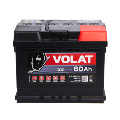 Акумулятор автомобільний VOLAT 60A +прав (0) (L2) 600А Вінниця - фото 1