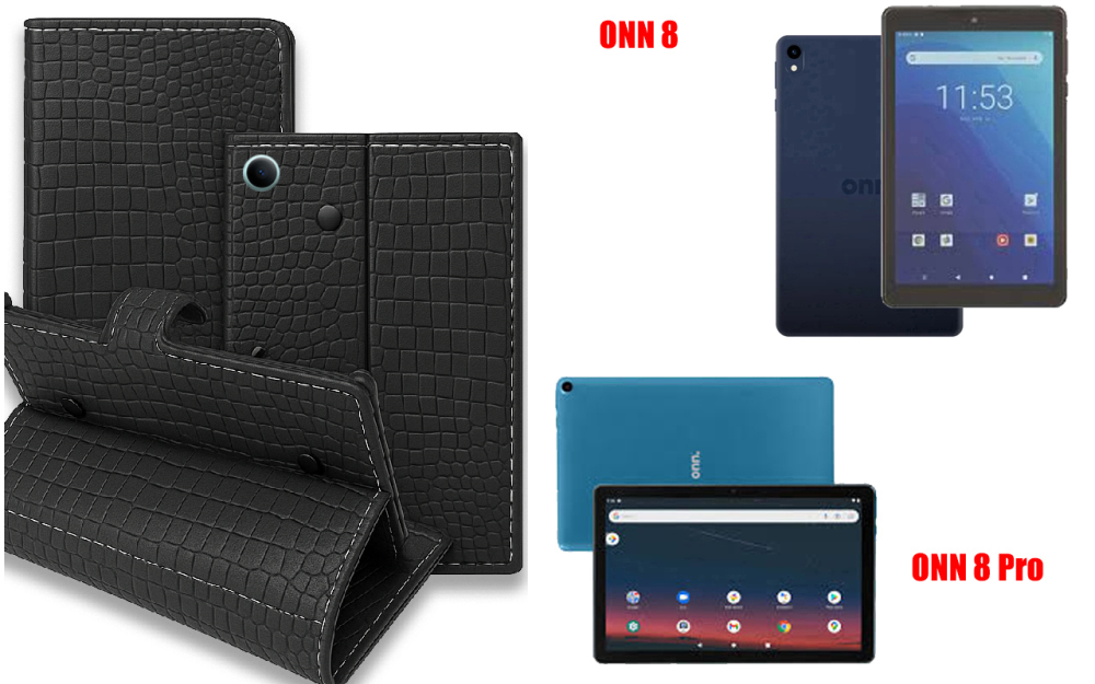 Книга-трансформер для планшета Onn 10 Pro, Onn 10 2Gen, цвет Black Krokodil Black Киев - изображение 1