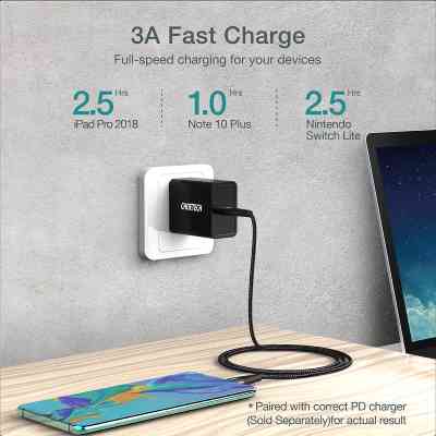 Дата кабель USB-C to USB-C 1.2m USB4.Gen 3 40 Gbps 240W Choetech (XCC-1040) Вінниця