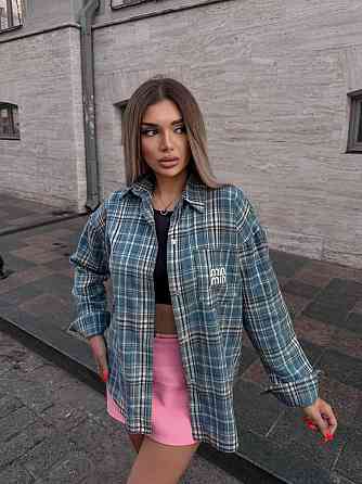 Жіноча сорочка в клітинку ( з накатом) Одеса