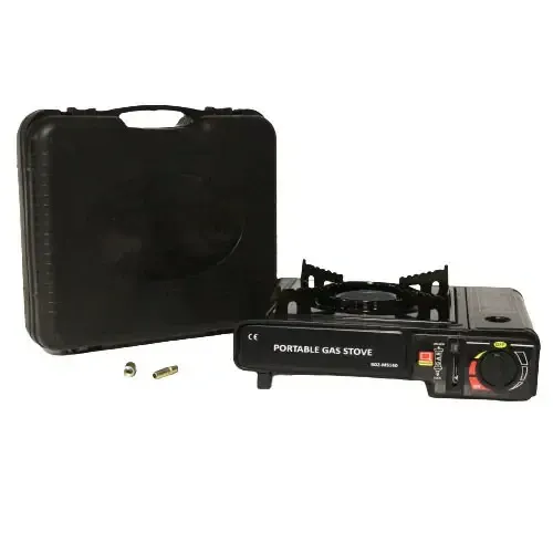 Газова туристична плита з Польщі 2500 Вт, керамічний нагрівач, адаптер та кейс у комплекті, працює на пропан/бутані Львів