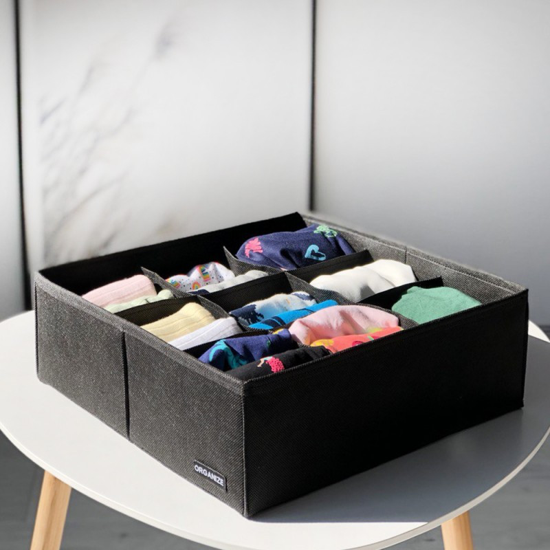 Органайзер на 9 ячеек 30х30х10см BL009 (Черный) Сумы - изображение 2