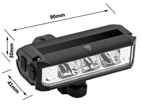 Яркая велосипедная фара 3 LED 2000LM 2000mAh Одесса