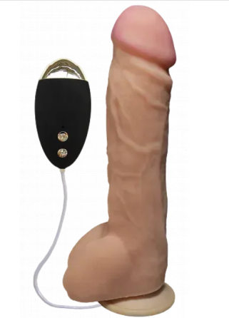 Вібратор на присосці EGZO Ciberskin DVR006 ( 23,5 см х 5 см) Sex Aura Київ