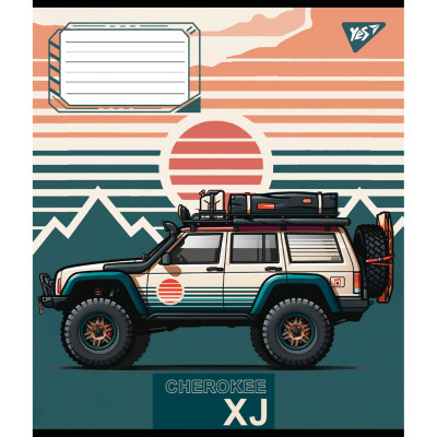 Зошит Yes Off road vehicle А5 48 аркушів лінія (767391) Вінниця - фото 6