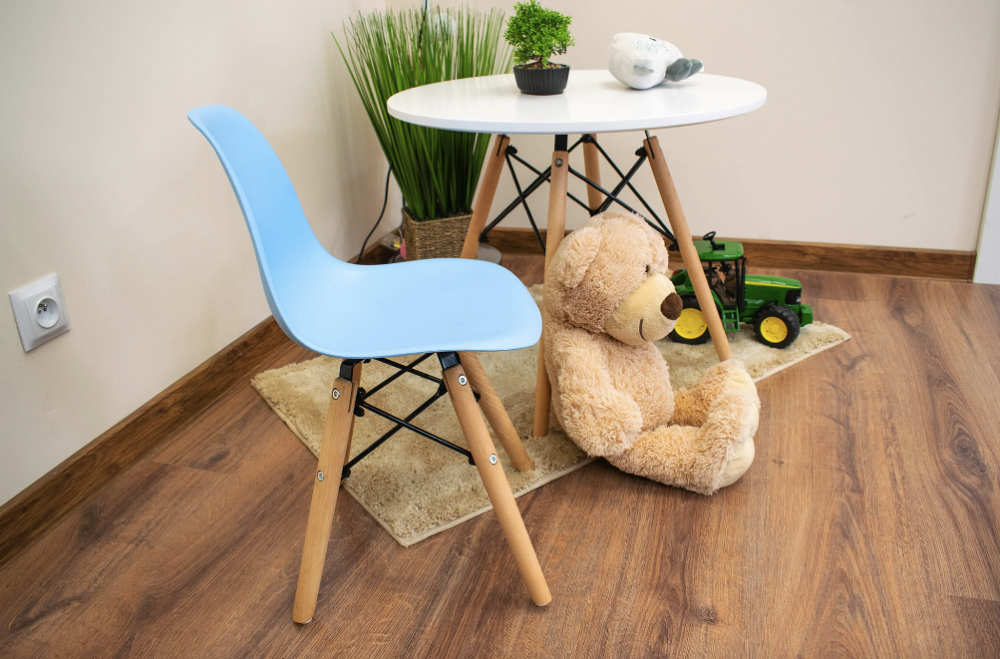 Дитячий стільчик Leobert Zubi зі спинкою блакитний Київ - фото 9