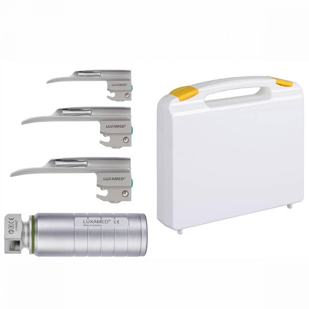 Набор F.O. ларингоскоп неонатольный LED Eco 2.5В + 3 Miller клинка Luxamed Днепр - изображение 1